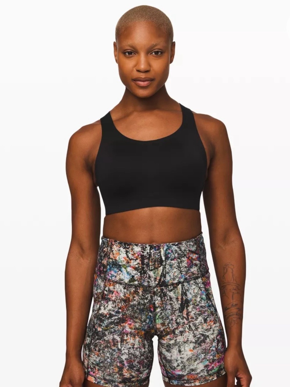 Lululemon High Support Enlite Bra 32 DD Black